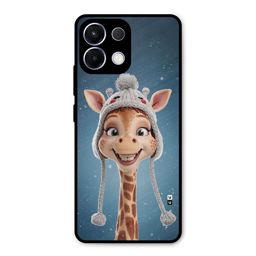 Funny Giraffe Metal Back Case for Oppo K13