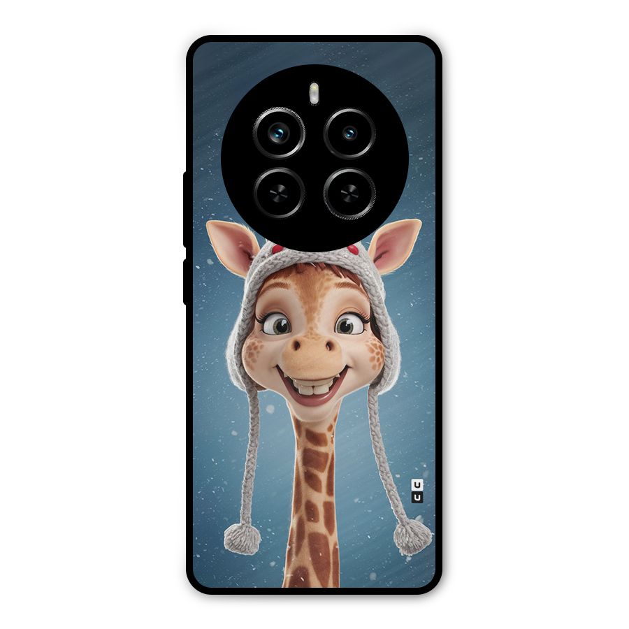 Funny Giraffe Metal Back Case for Realme P1 Pro