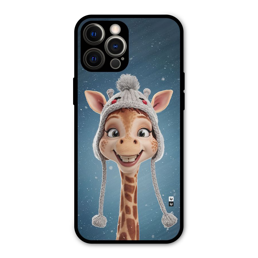 Funny Giraffe Metal Back Case for iPhone 12 Pro Max