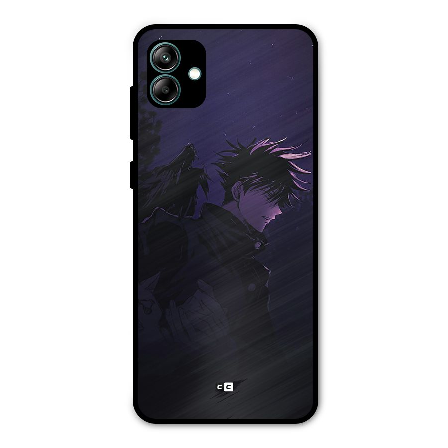Fushiguro Demon Crows Metal Back Case for Galaxy A04