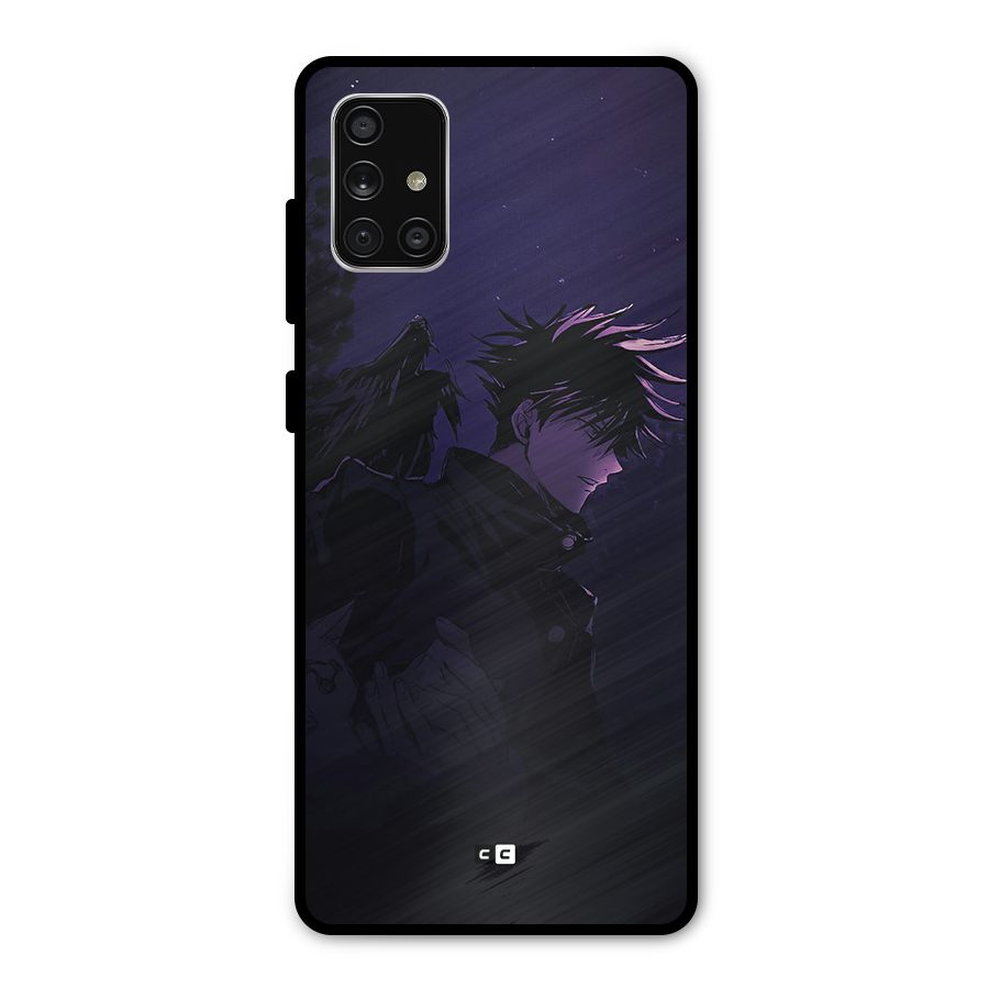 Fushiguro Demon Crows Metal Back Case for Galaxy A71