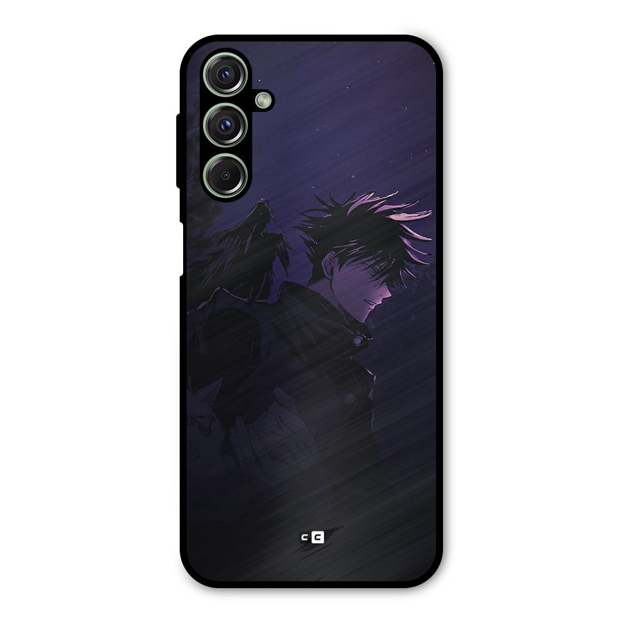 Fushiguro Demon Crows Metal Back Case for Galaxy F34
