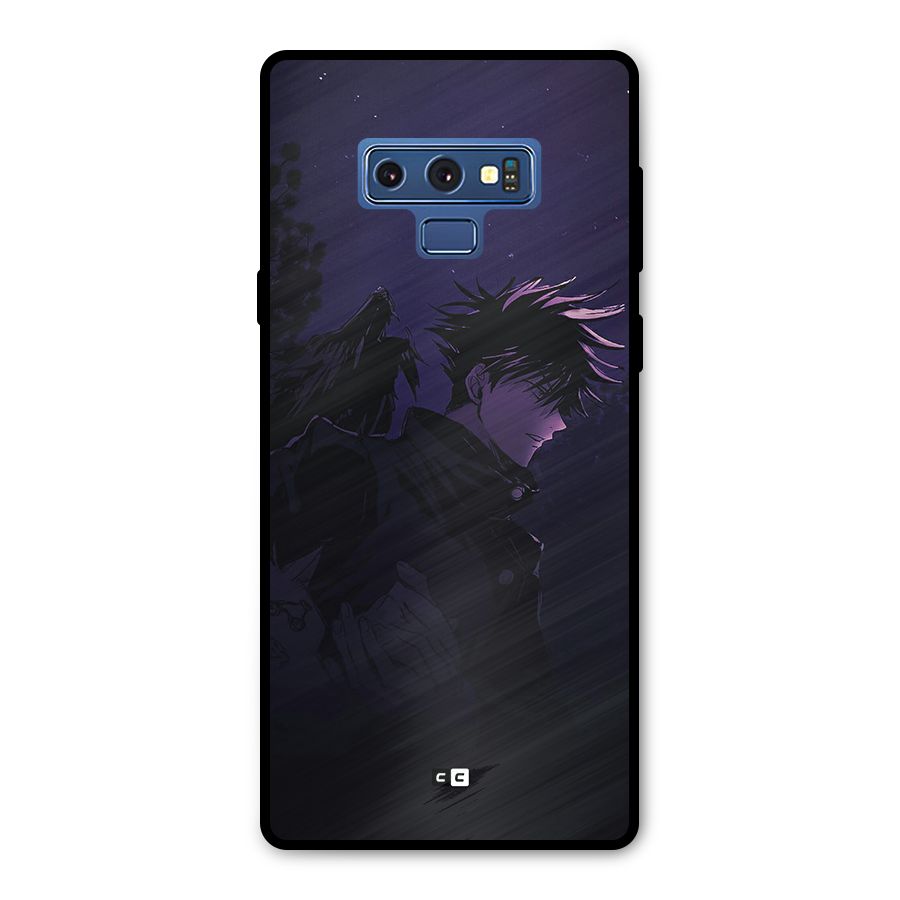 Fushiguro Demon Crows Metal Back Case for Galaxy Note 9