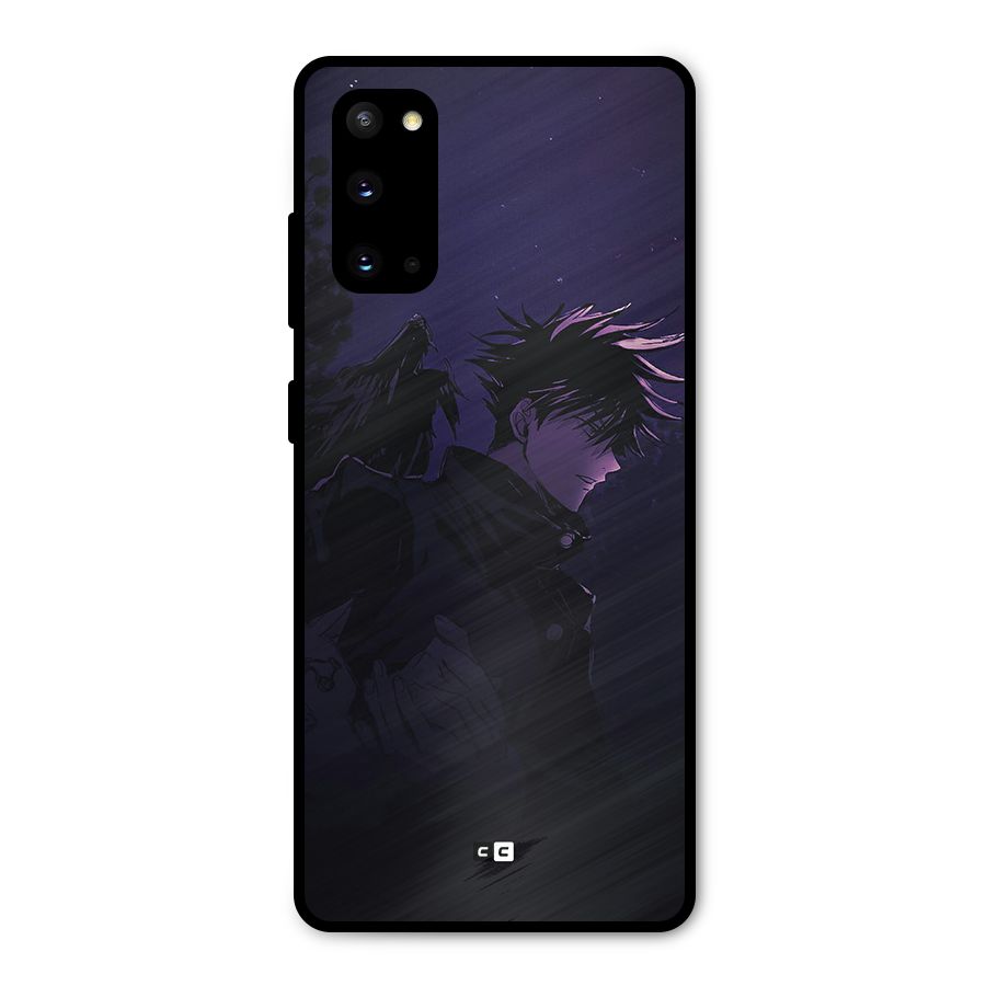 Fushiguro Demon Crows Metal Back Case for Galaxy S20