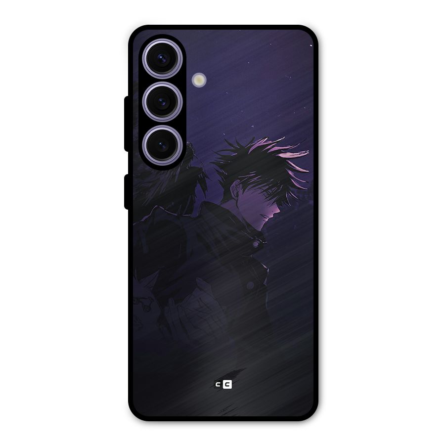 Fushiguro Demon Crows Metal Back Case for Galaxy S24