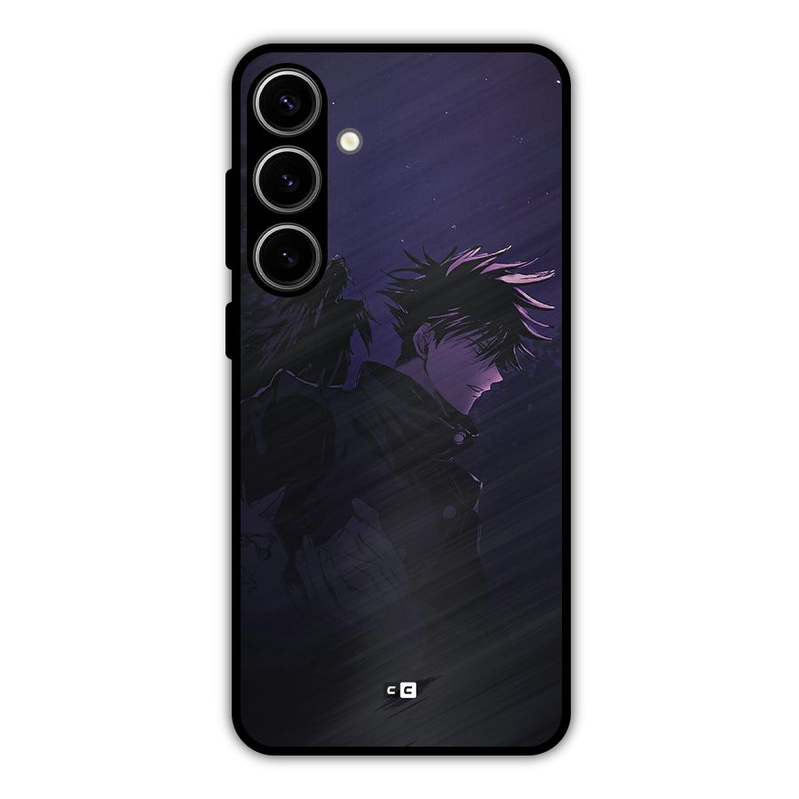 Fushiguro Demon Crows Metal Back Case for Galaxy S24 Plus