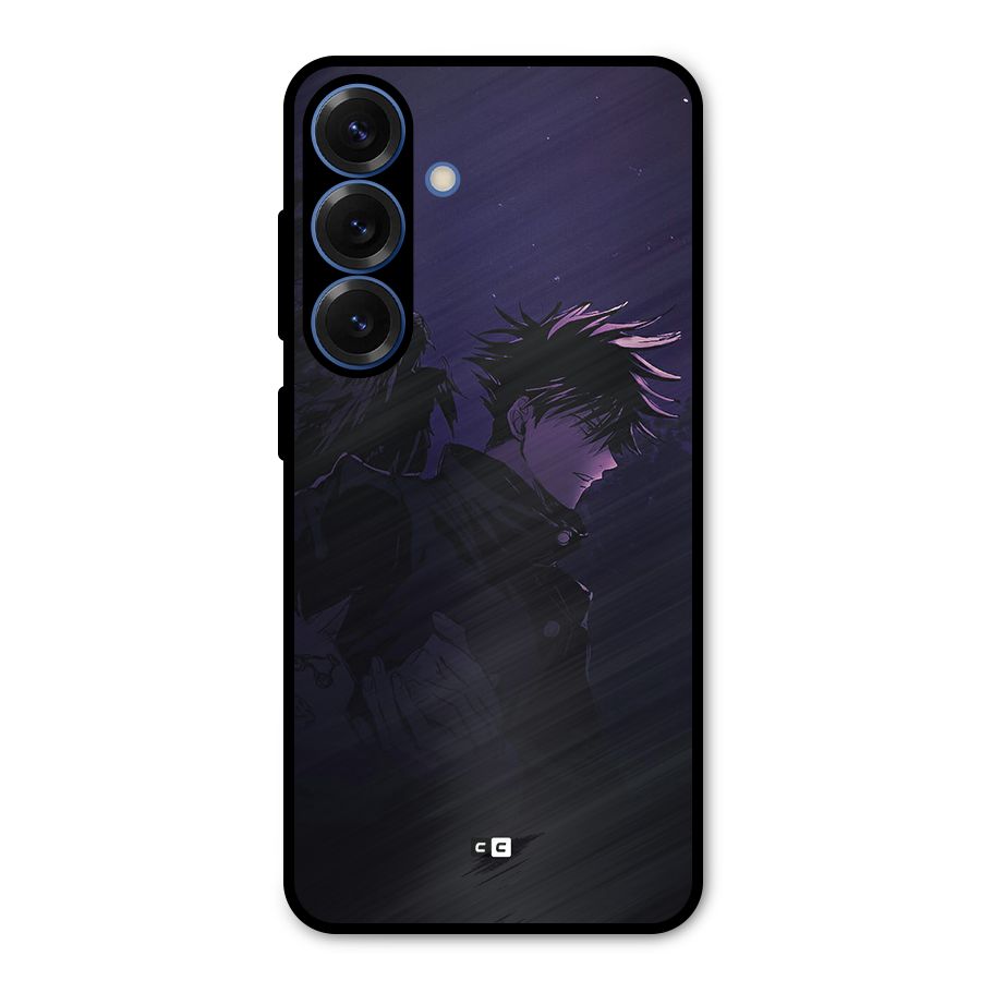 Fushiguro Demon Crows Metal Back Case for Galaxy S25