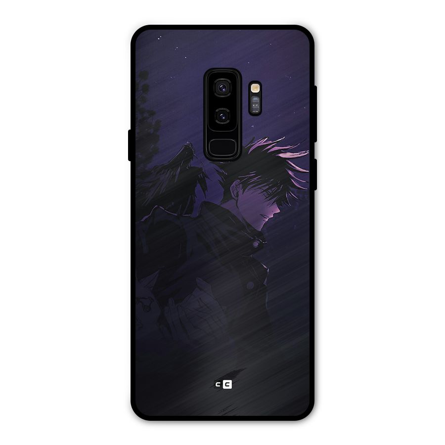 Fushiguro Demon Crows Metal Back Case for Galaxy S9 Plus