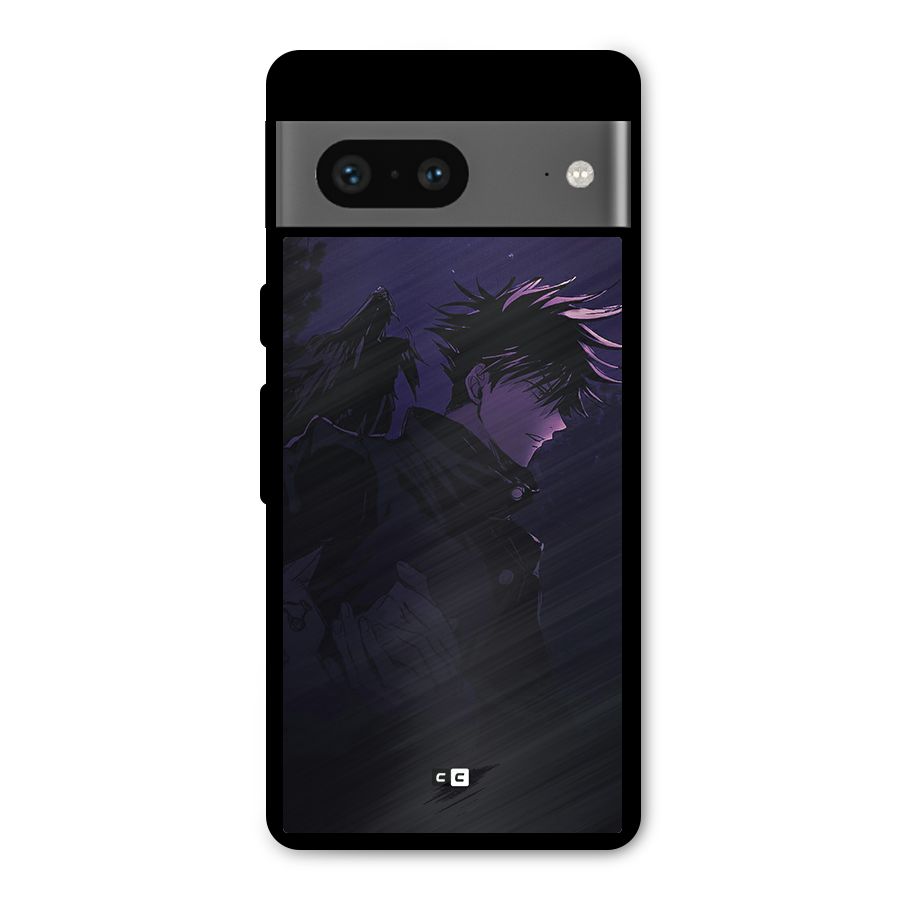 Fushiguro Demon Crows Metal Back Case for Google Pixel 7