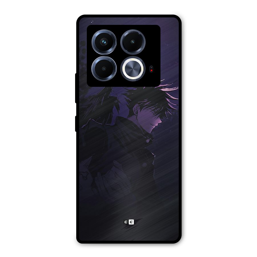 Fushiguro Demon Crows Metal Back Case for Infinix Note 40 5G