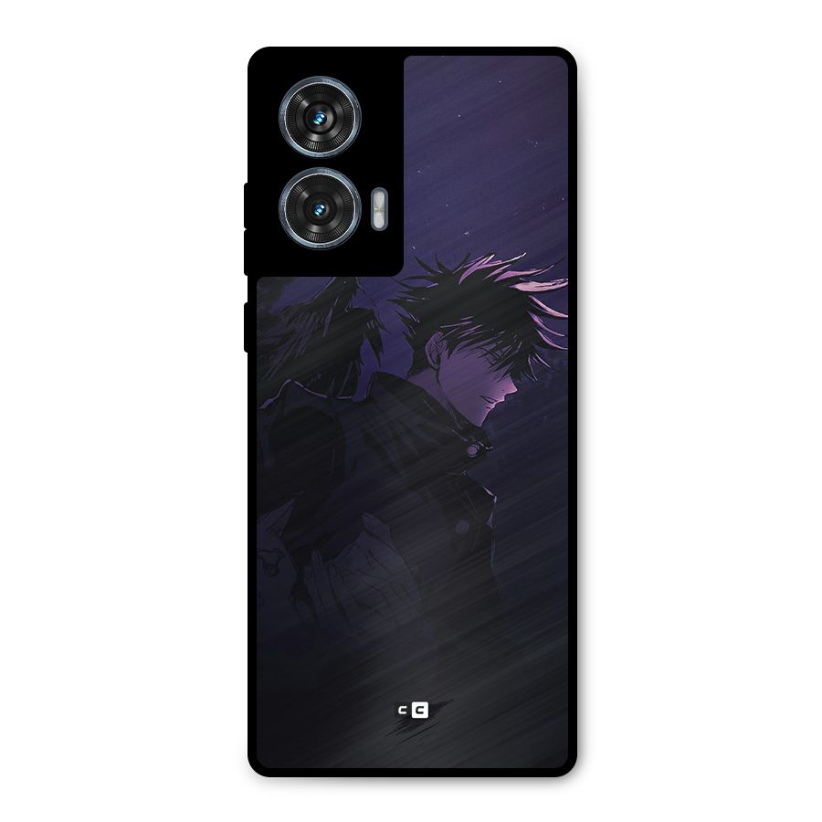 Fushiguro Demon Crows Metal Back Case for Motorola Edge 50 Fusion