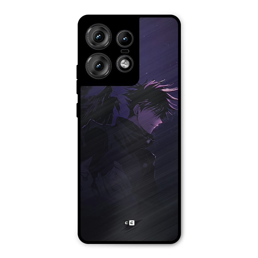 Fushiguro Demon Crows Metal Back Case for Motorola Edge 50 Pro