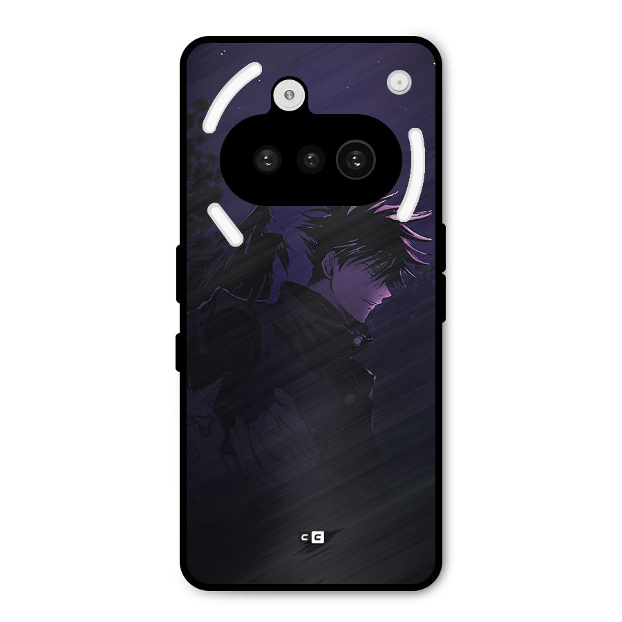 Fushiguro Demon Crows Metal Back Case for Nothing Phone 3a