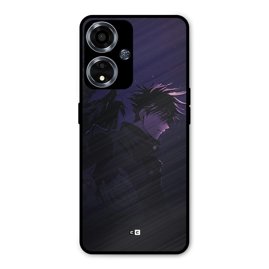 Fushiguro Demon Crows Metal Back Case for Oppo A59