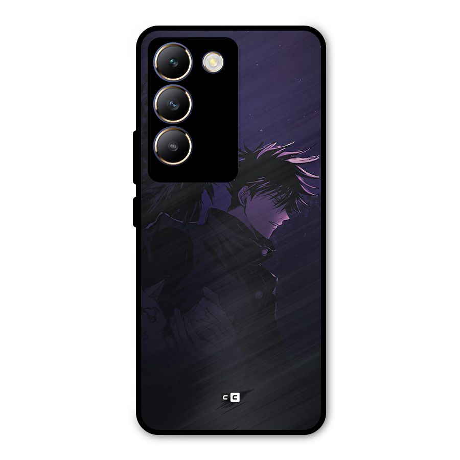 Fushiguro Demon Crows Metal Back Case for Vivo T3 5G