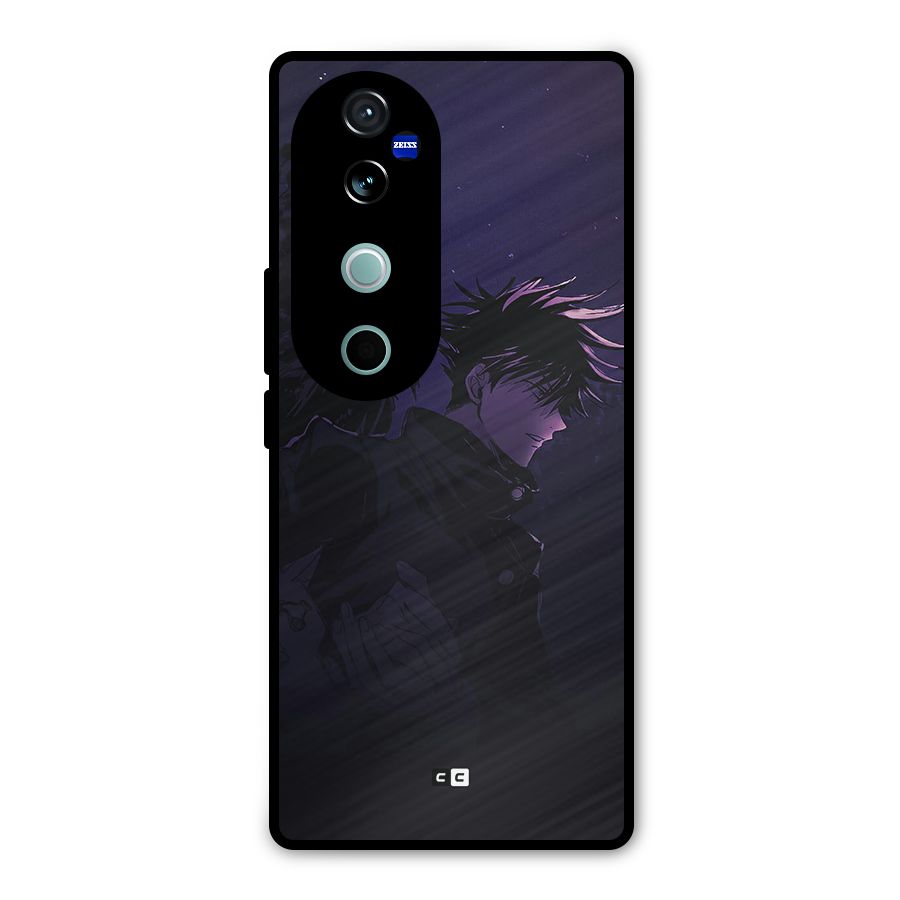 Fushiguro Demon Crows Metal Back Case for Vivo V40 Pro