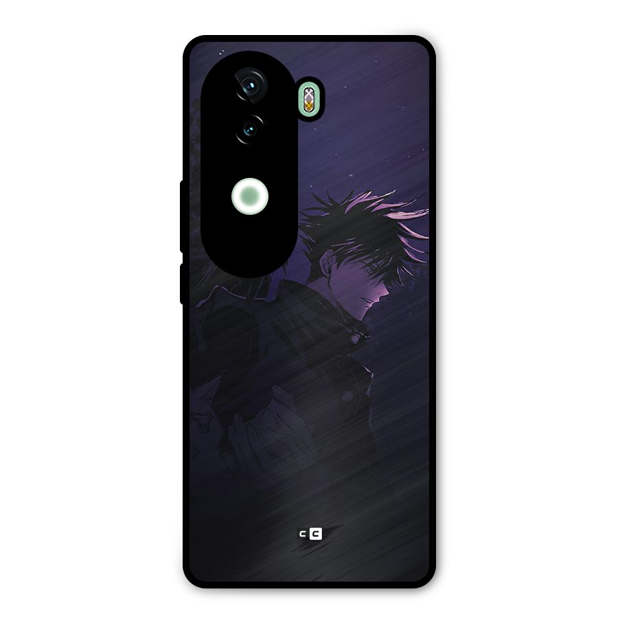 Fushiguro Demon Crows Metal Back Case for Vivo V40e