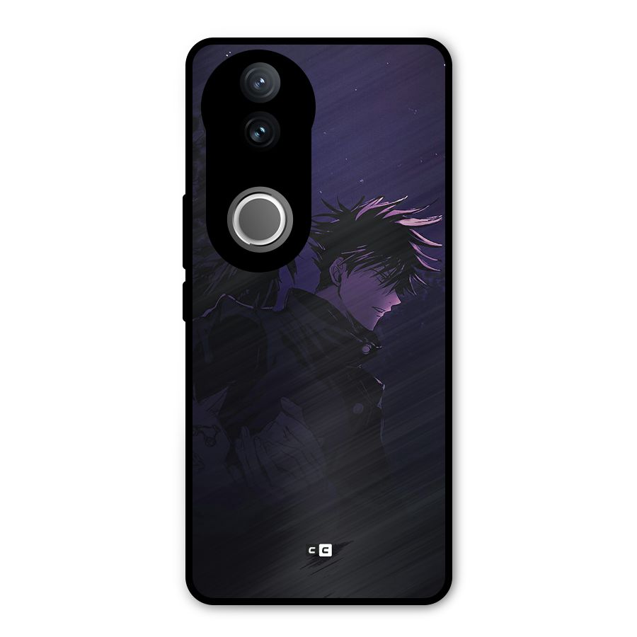 Fushiguro Demon Crows Metal Back Case for Vivo V50e