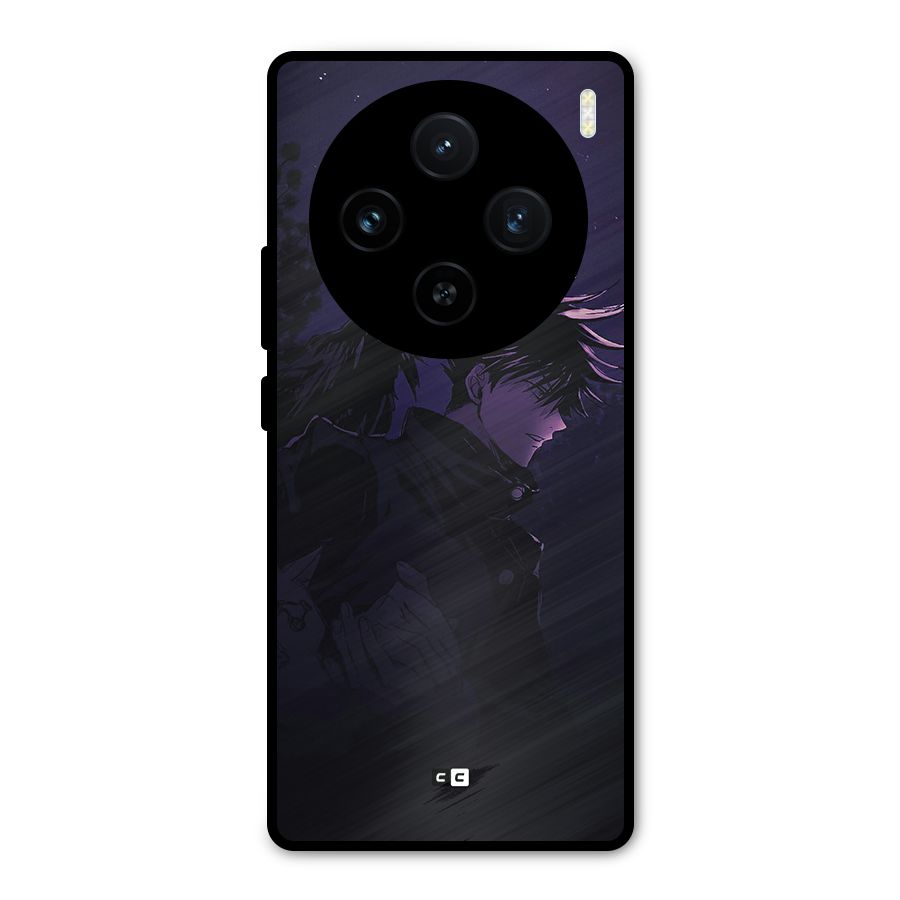 Fushiguro Demon Crows Metal Back Case for Vivo X100