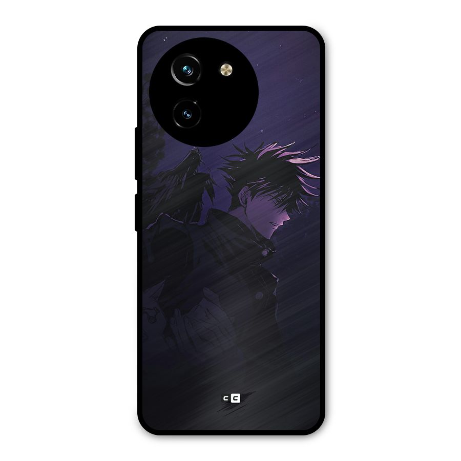Fushiguro Demon Crows Metal Back Case for Vivo Y200i