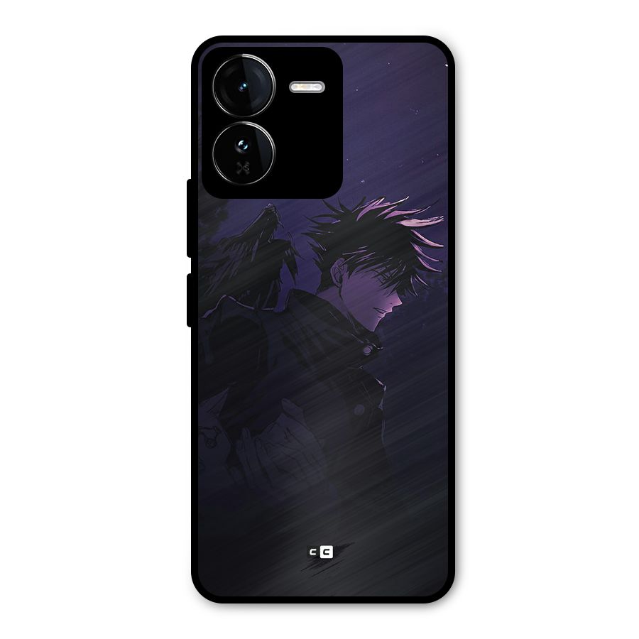 Fushiguro Demon Crows Metal Back Case for iQOO Z9