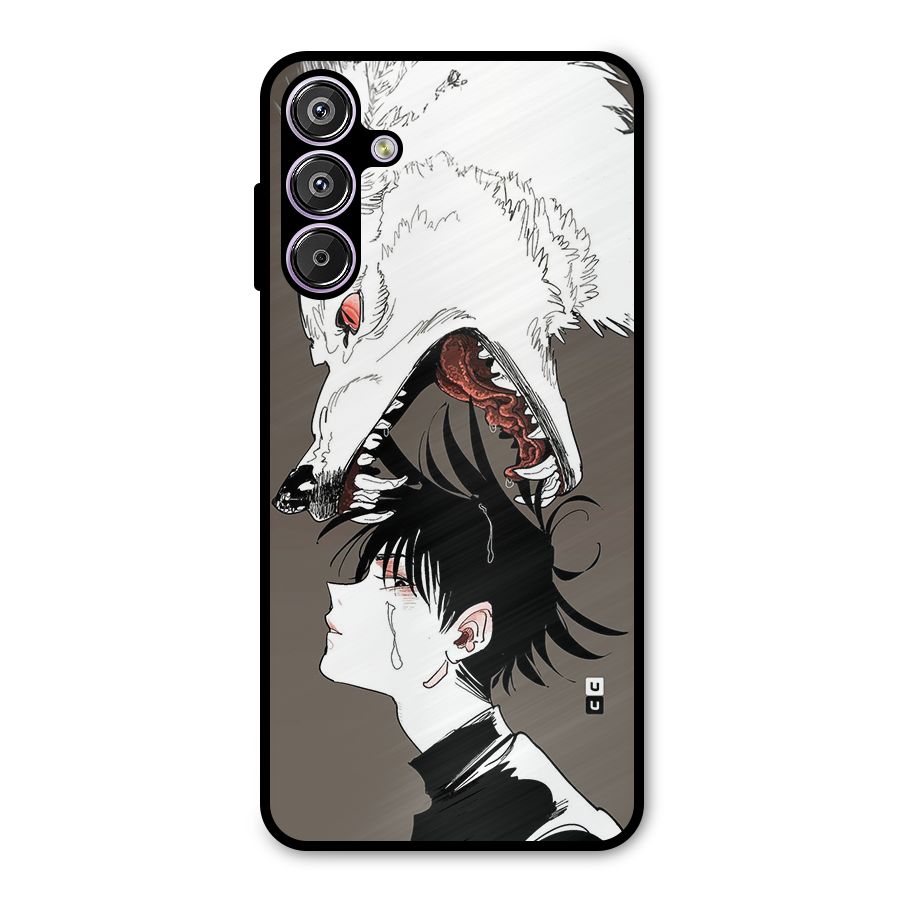 Fushiguro Demon Dog Metal Back Case for Galaxy M15