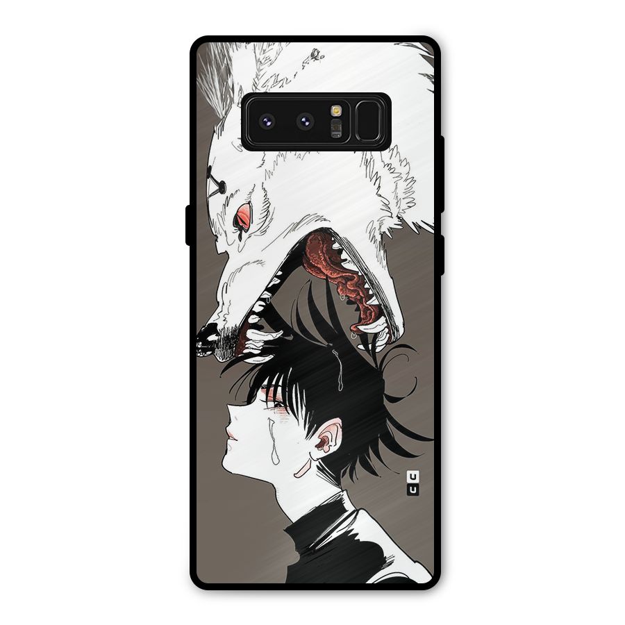 Fushiguro Demon Dog Metal Back Case for Galaxy Note 8
