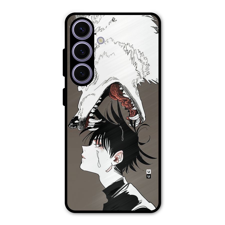 Fushiguro Demon Dog Metal Back Case for Galaxy S24