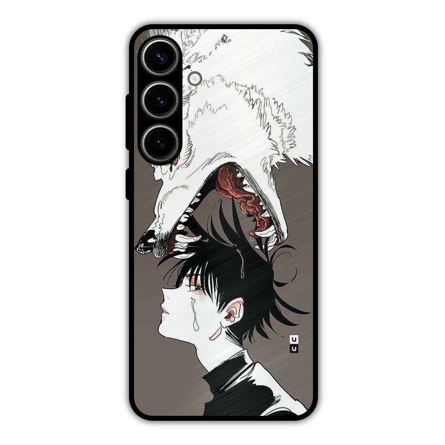 Fushiguro Demon Dog Metal Back Case for Galaxy S24 Plus