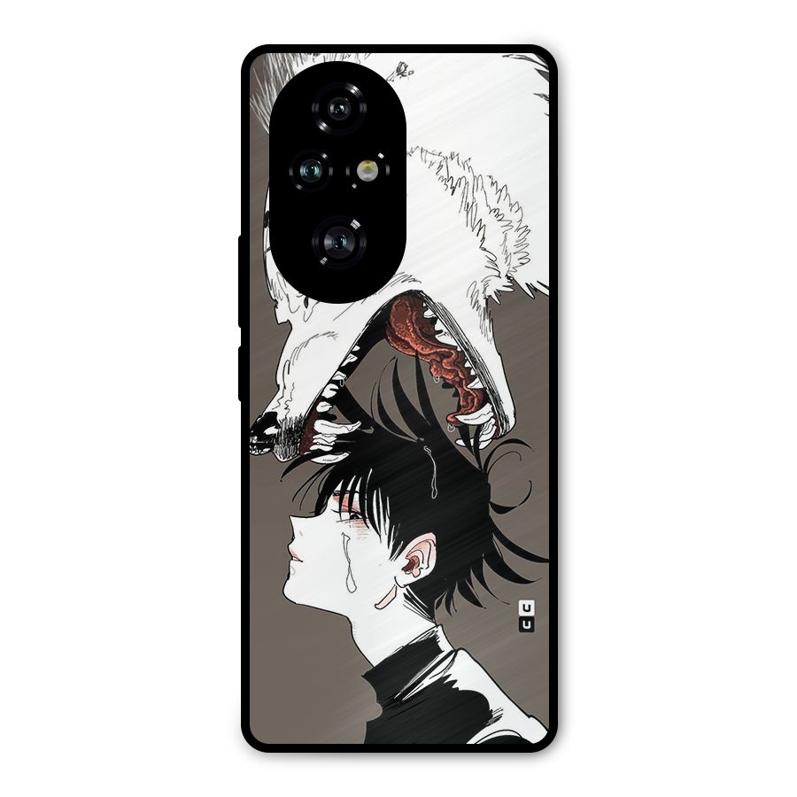 Fushiguro Demon Dog Metal Back Case for Honor 200 Pro