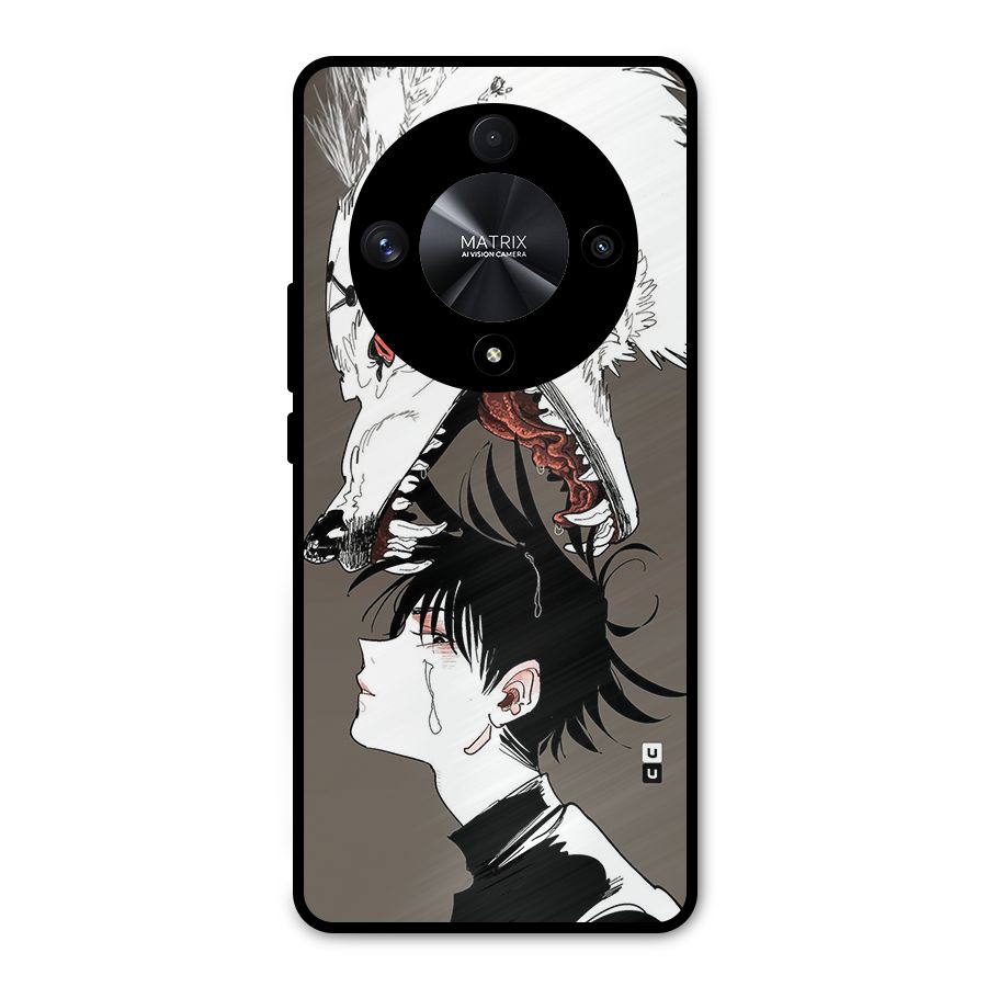 Fushiguro Demon Dog Metal Back Case for Honor X9b