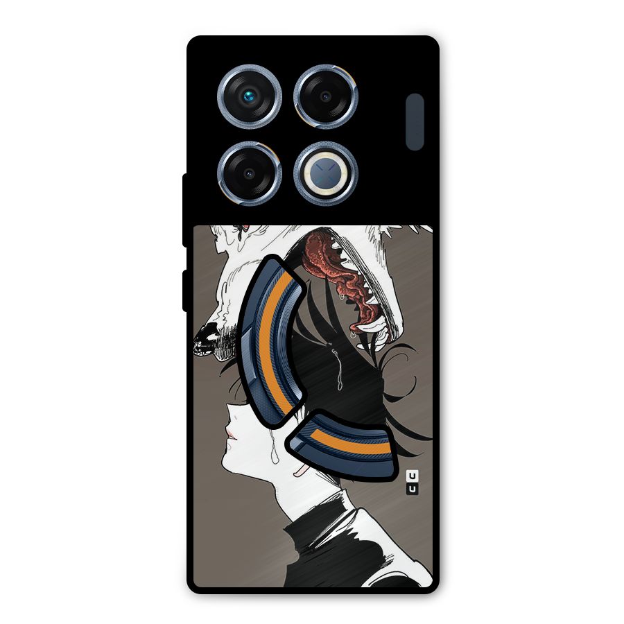 Fushiguro Demon Dog Metal Back Case for Infinix GT 20 Pro