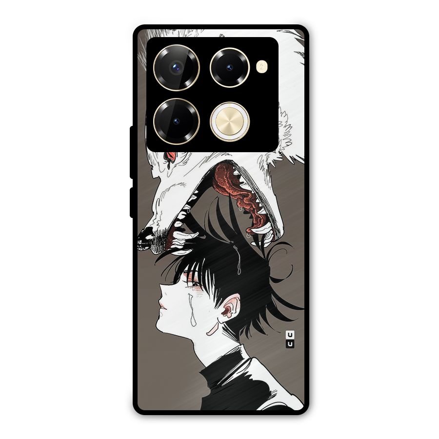 Fushiguro Demon Dog Metal Back Case for Infinix Note 40 Pro Plus