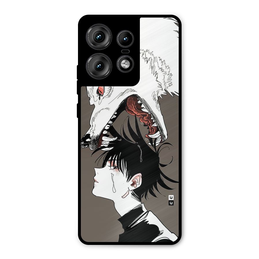 Fushiguro Demon Dog Metal Back Case for Motorola Edge 50 Pro