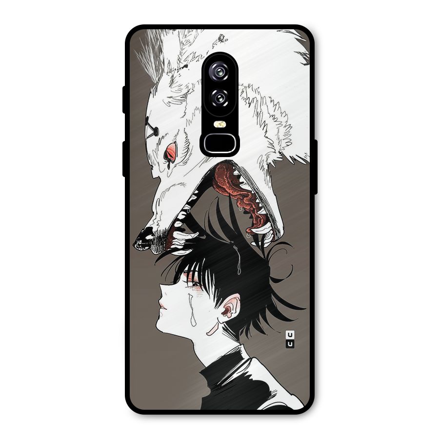 Fushiguro Demon Dog Metal Back Case for OnePlus 6