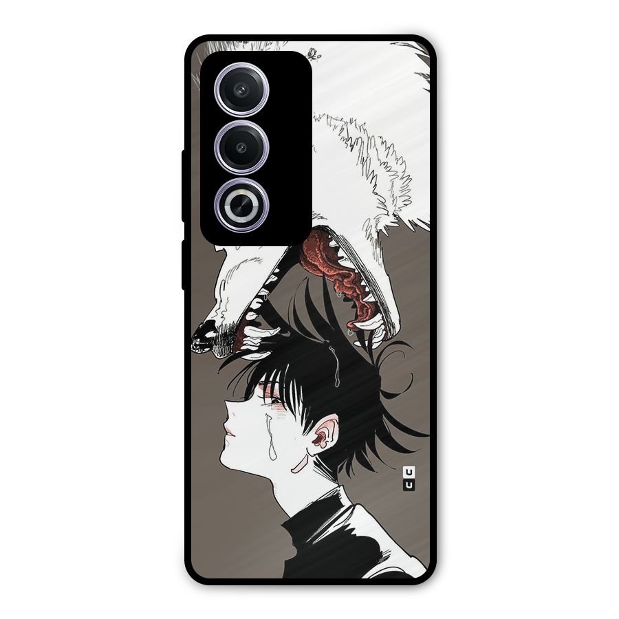 Fushiguro Demon Dog Metal Back Case for Oppo K12x
