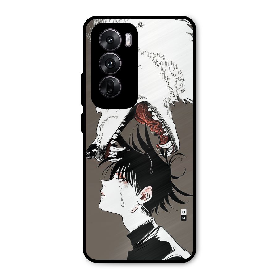 Fushiguro Demon Dog Metal Back Case for Oppo Reno12