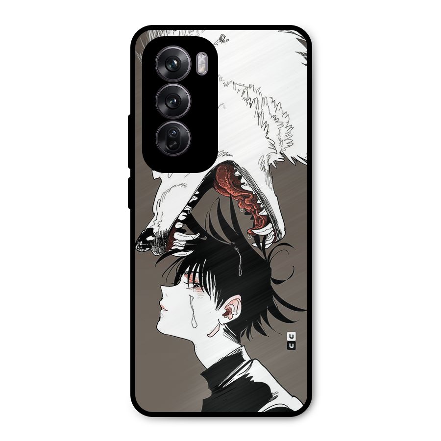 Fushiguro Demon Dog Metal Back Case for Oppo Reno12 Pro