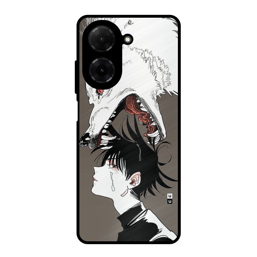 Fushiguro Demon Dog Metal Back Case for Poco C71