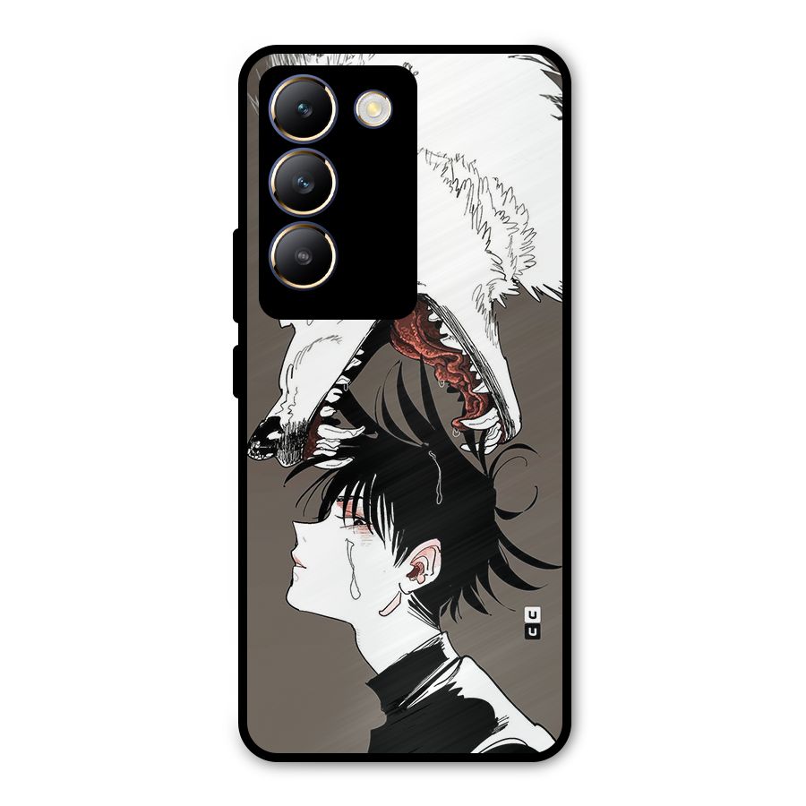 Fushiguro Demon Dog Metal Back Case for Vivo T3 5G