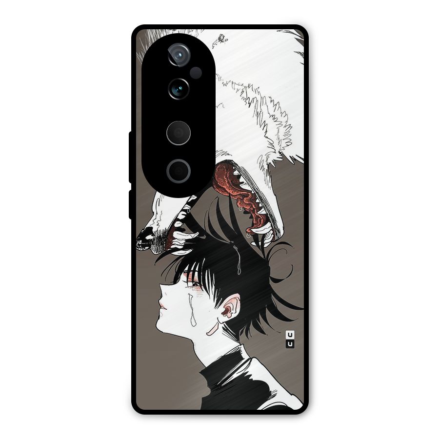 Fushiguro Demon Dog Metal Back Case for Vivo T3 Ultra