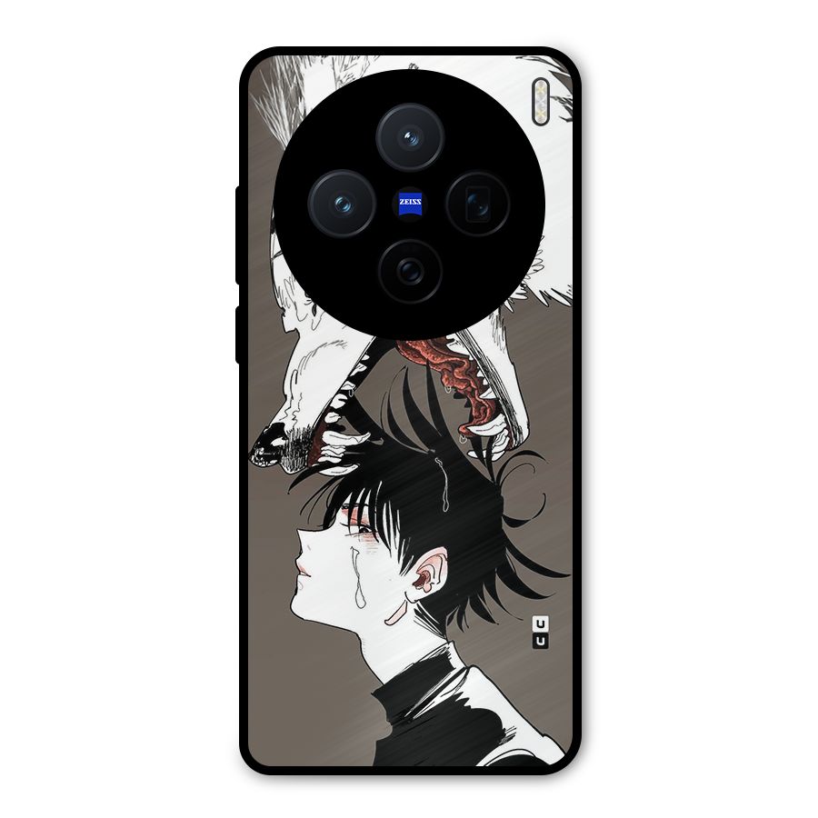 Fushiguro Demon Dog Metal Back Case for Vivo X200