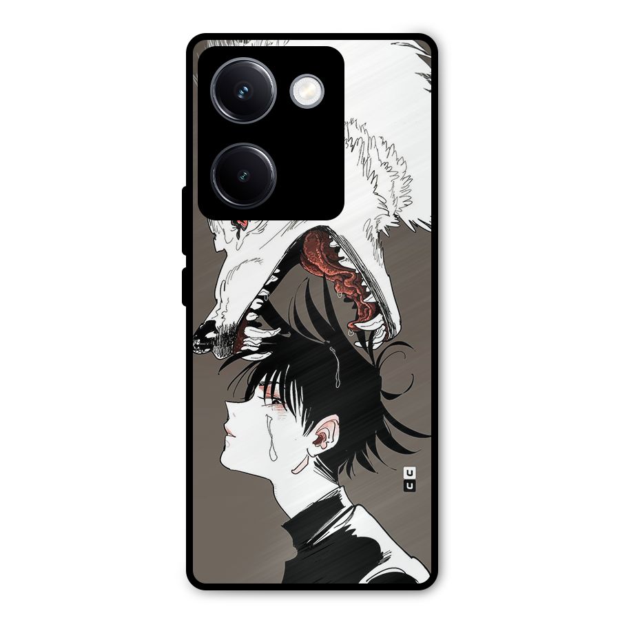 Fushiguro Demon Dog Metal Back Case for Vivo Y300 Plus