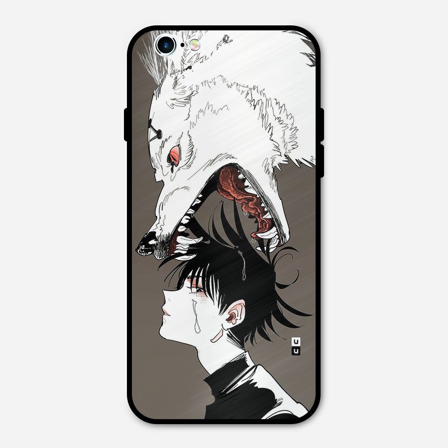 Fushiguro Demon Dog Metal Back Case for iPhone 6 6s