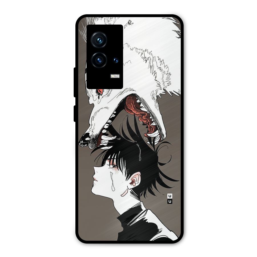 Fushiguro Demon Dog Metal Back Case for iQOO 9 5G