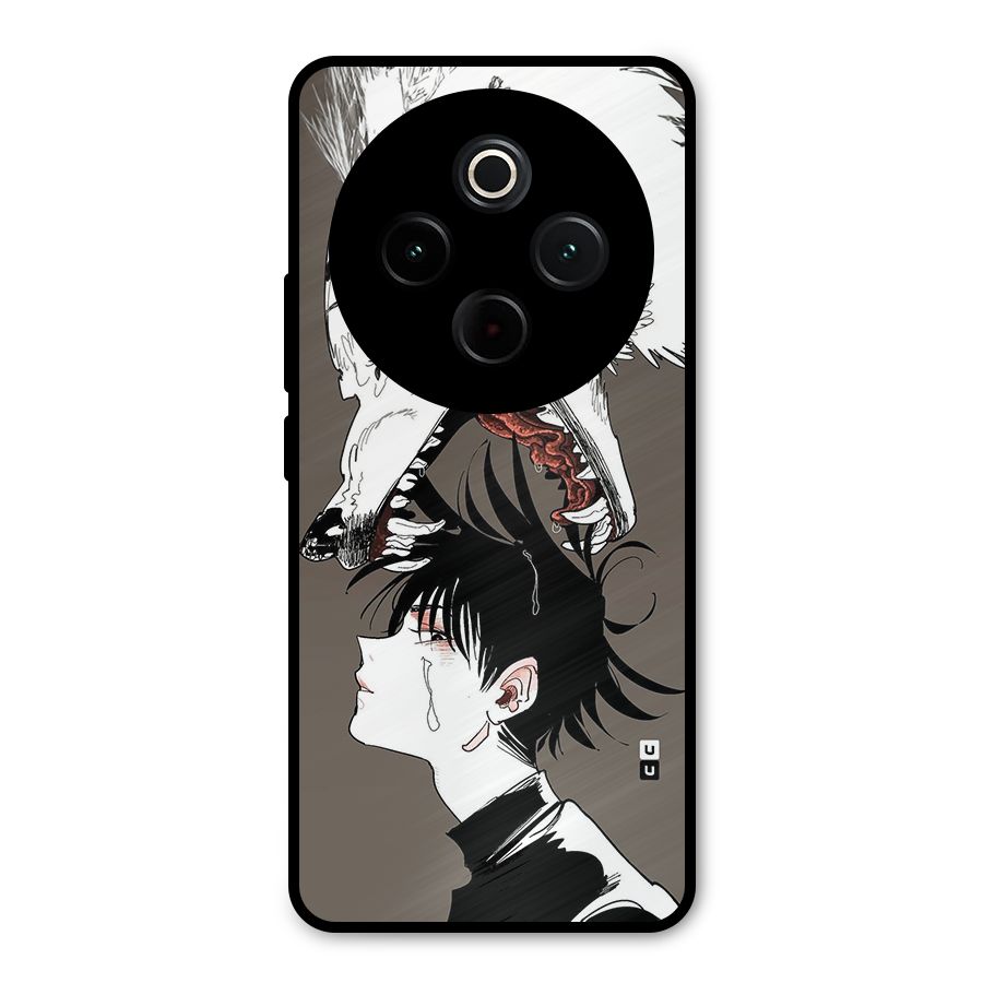 Fushiguro Demon Dog Metal Back Case for iQOO Z10