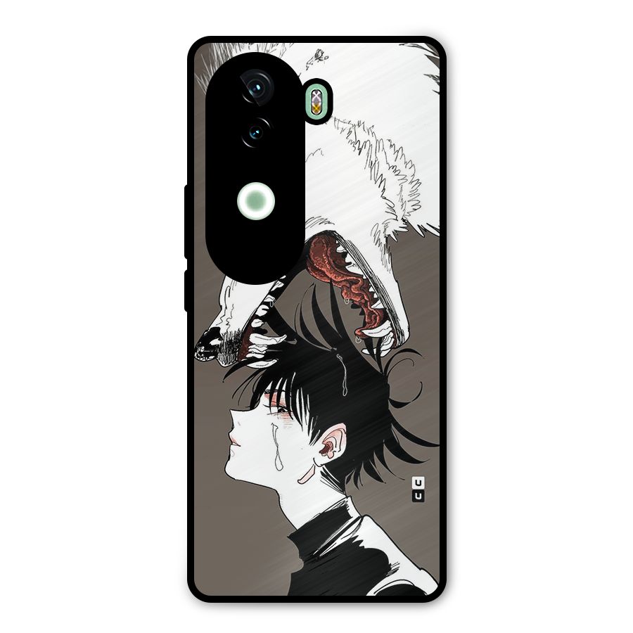 Fushiguro Demon Dog Metal Back Case for iQOO Z9s