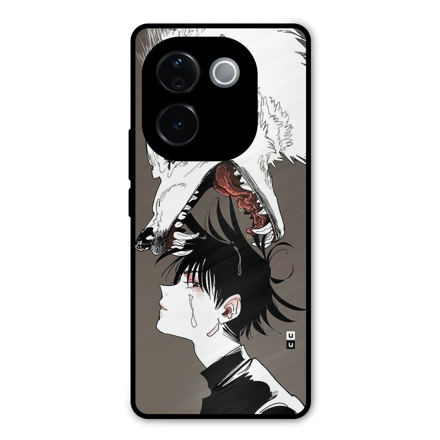 Fushiguro Demon Dog Metal Back Case for iQOO Z9s Pro