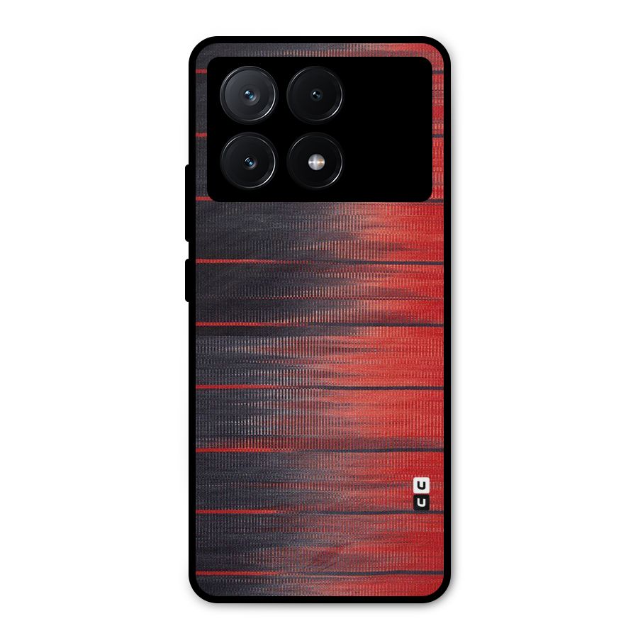Fusion Shade Metal Back Case for Poco X6 Pro