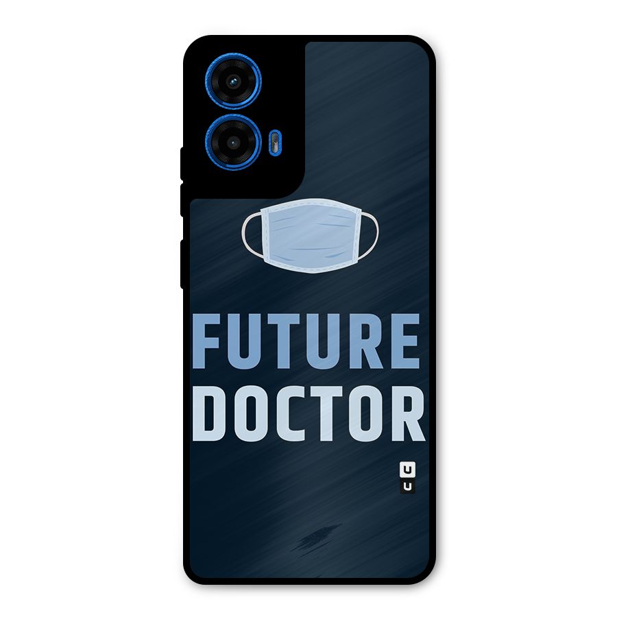 Future Doctor Metal Back Case for Moto G45